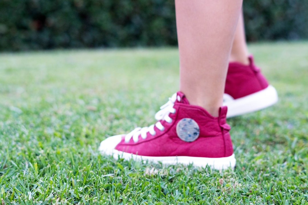 Photo purple shoes