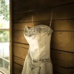 Photo strapless dress